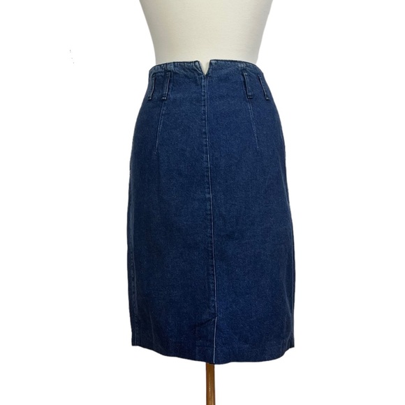 Vintage 80’s Memphis Jean Skirt - Picture 3 of 16